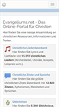 Mobile Screenshot of evangeliums.net
